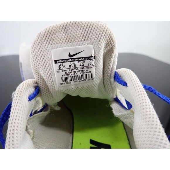 Nike Racing Rival 5 Sprint Men's Size 9.5 Track White Spikes Style 806554-100 - Picture 12 of 13